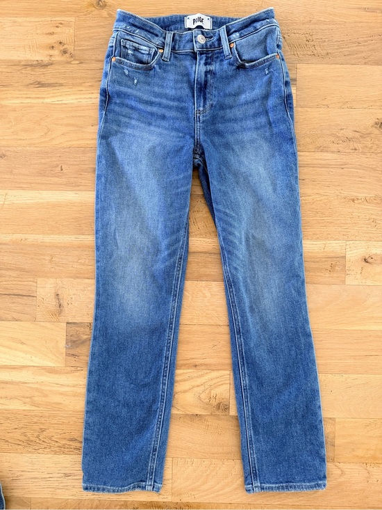 PAIGE Denim - PAIGE Cindy Straight Ankle Jeans in Blue